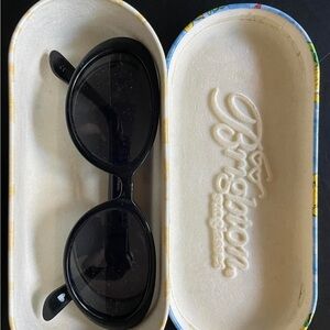 Brighton Black Round Sunglasses